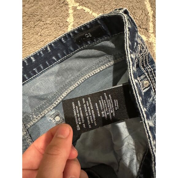 Vintage Y2K Affliction blue Denim Jeans W36x32